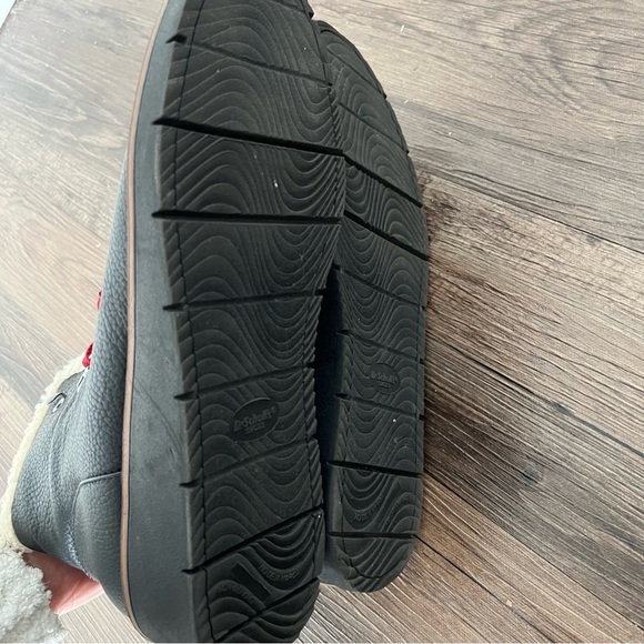 Dr. Scholls Boots Women's 11 Lisdale Black Lace Up Snow Utility Outdoor - Picture 5 of 6